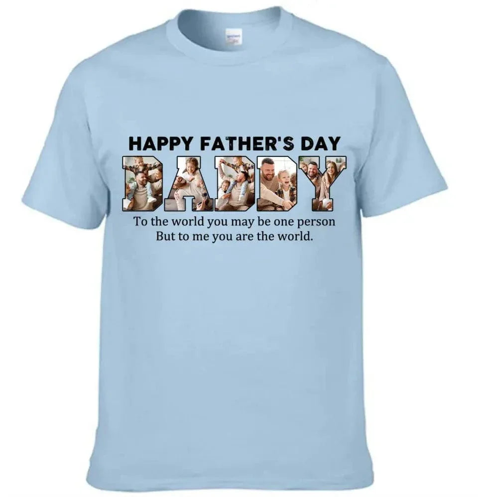 Customize DADDY Photo T-shirt, Happy Father’s Day - Joliny