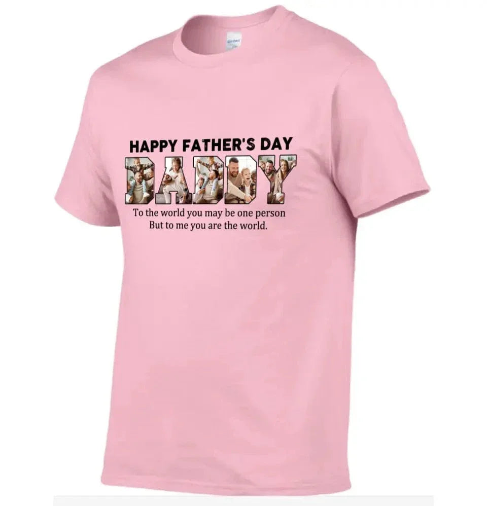 Customize DADDY Photo T-shirt, Happy Father’s Day - Joliny