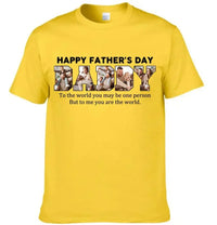 Customize DADDY Photo T-shirt, Happy Father’s Day - Joliny