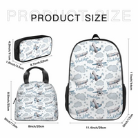 Customized Airplane Backpacks With Personalized Names, A Great School Season Gift For Kids - Joliny