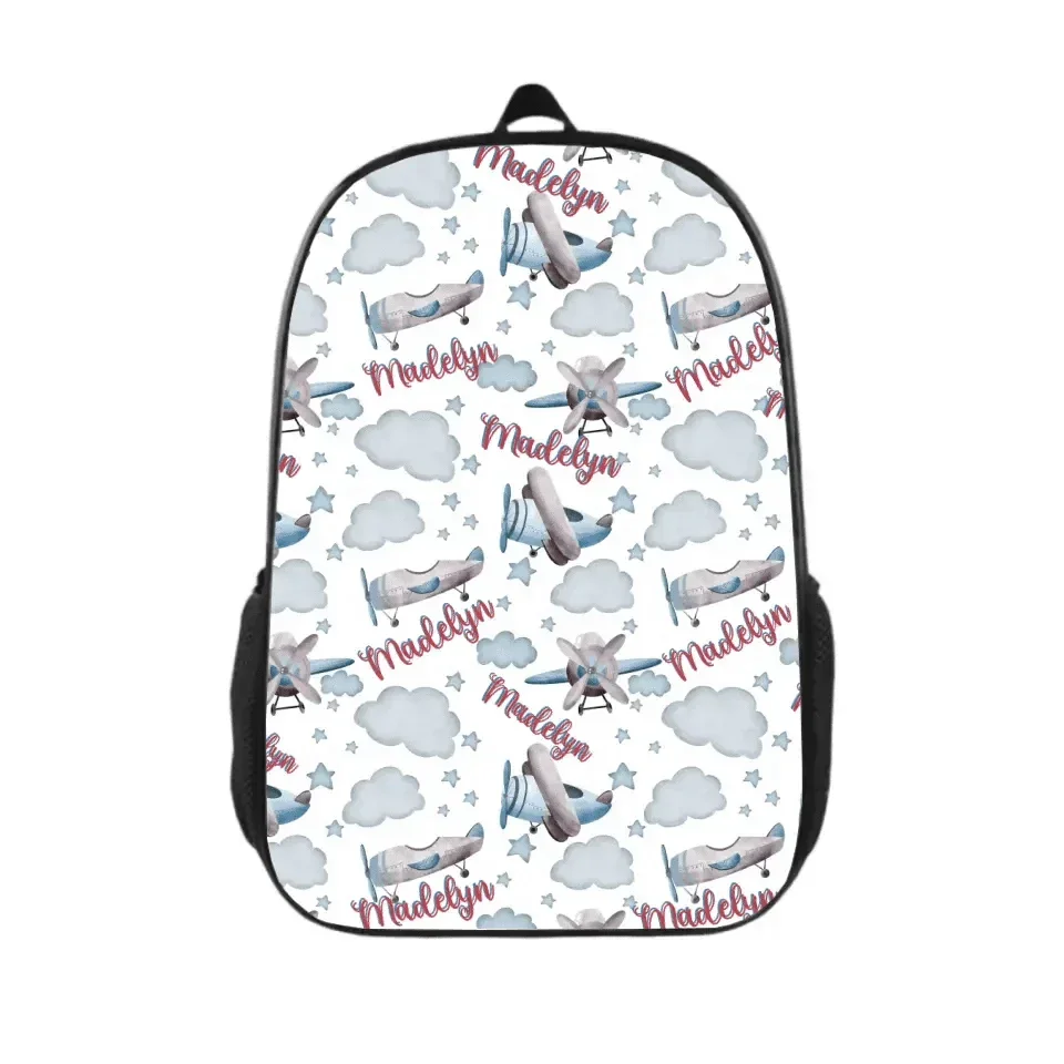 Customized Airplane Backpacks With Personalized Names, A Great School Season Gift For Kids - Joliny