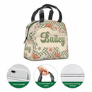 Customized Backpack With Retro Floral Name, A Gift For The Beginning Of School Season - Joliny