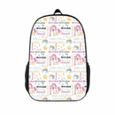 customized backpack with unicorn pattern name, gift for the beginning of school season - Joliny