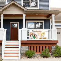 Customized Banner With Photo And Name - Personalized Anniversary Banner - Gift For Couples, Couples' Anniversary - Joliny