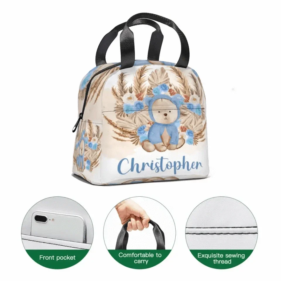 Customized Bear Backpack With Children's Name, a Gift for the Back-to-School Season - Joliny