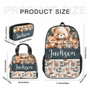 Customized Bear School Bag with Name - Children's School Season Gift - Joliny