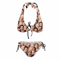 Customized Bikini Sets - Personalised Couple's Face Photo Souvenir Swimwear - A Gift For Couples,Girlfriend,Wife - Joliny