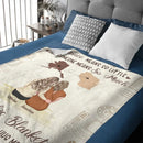 Customized Cartoon Character Hug Blanket - Personalized Theme and Character Cozy Soft Flannel Blanket - A Gift For Friends,Family - Joliny