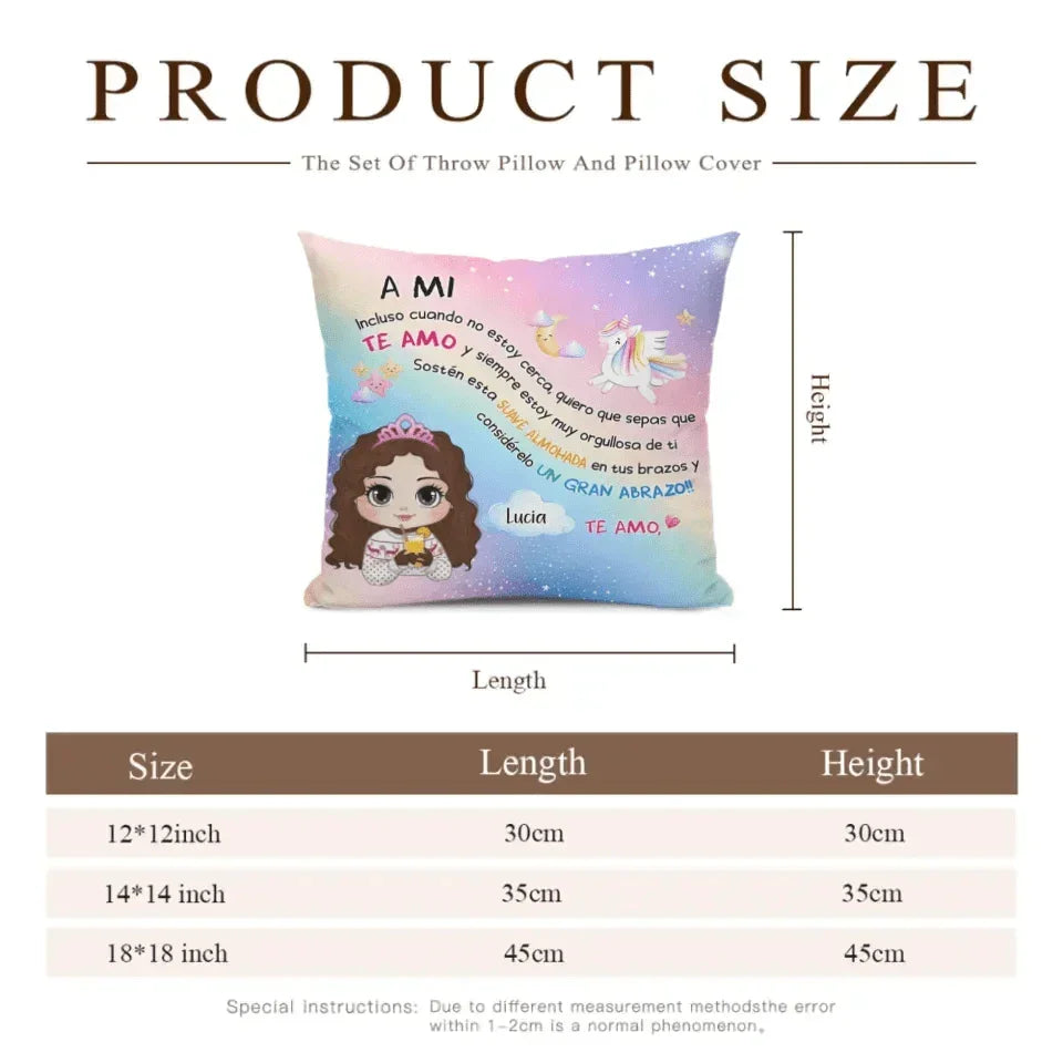 Customized Cartoon Pillowcase - Pillowcase Personalized With Child's Cartoon Image And Name - Surprise Gifts For Child - Joliny