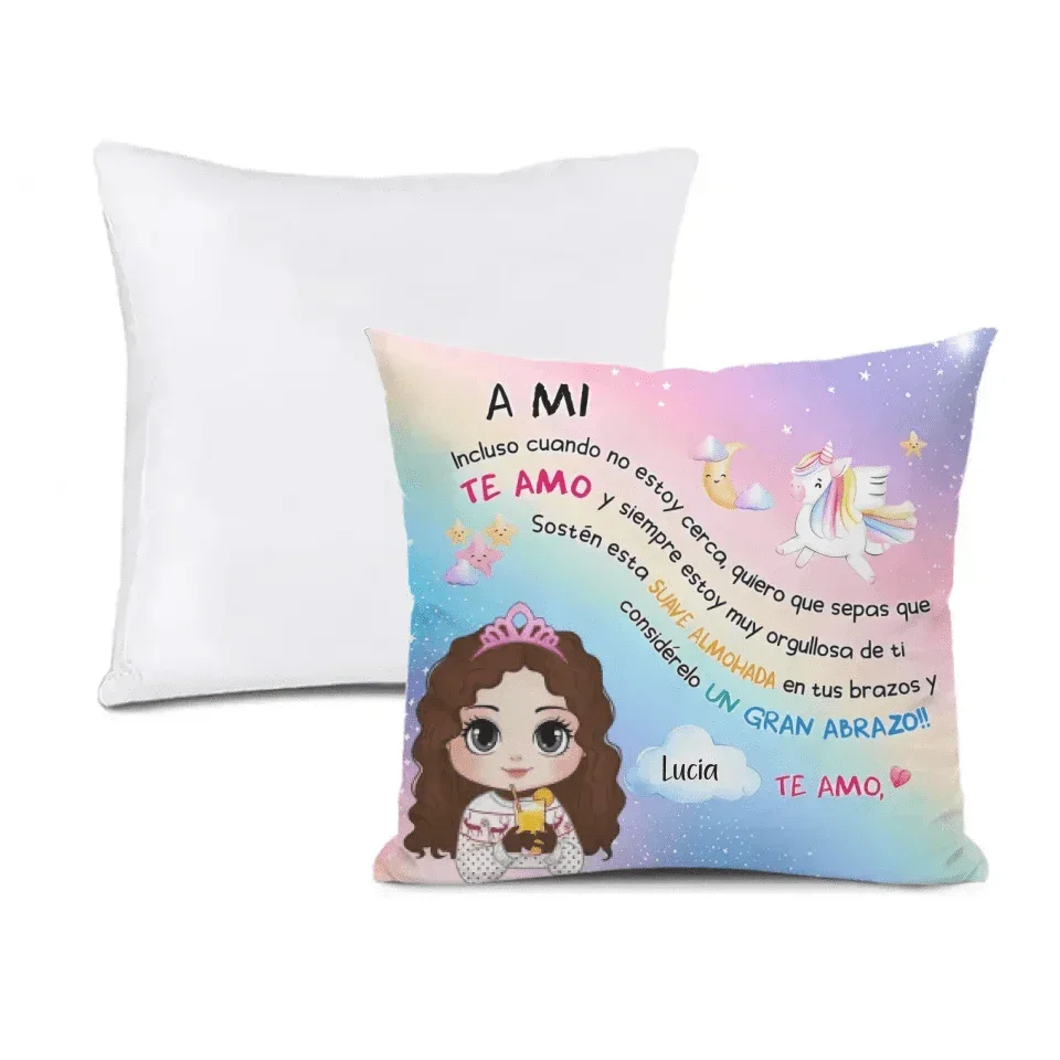 Customized Cartoon Pillowcase - Pillowcase Personalized With Child's Cartoon Image And Name - Surprise Gifts For Child - Joliny