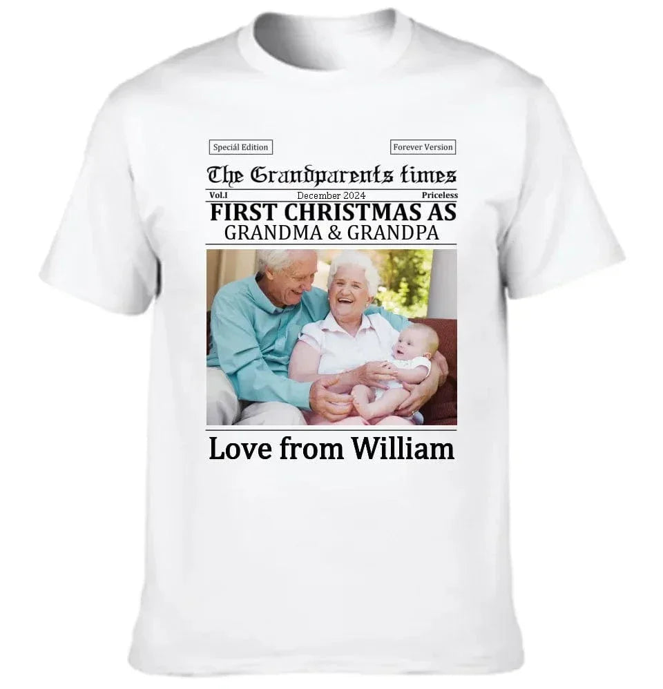 Customized Christmas Apparel - Personalized Nickname and Photo Christmas Memorial Costumes - A Gift For Family,Grandparents,Parents - Joliny