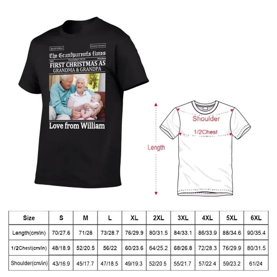 Customized Christmas Apparel - Personalized Nickname and Photo Christmas Memorial Costumes - A Gift For Family,Grandparents,Parents - Joliny