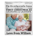 Customized Christmas Blankets - Personalized Nickname and Photo Christmas Memorial Blanket - A Gift For Family,Grandparents,Parents - Joliny