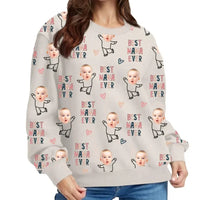 Customized Clothing - Warm Sweater Personalized Nickname And Photo - A Cozy Gift For The Family - Joliny
