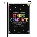 Customized Commencement Season Celebration Flag - Colorful Star Flags with Personalized Names, School Names and Years - Gifts For Family,Graduate,Grandchildren - Joliny