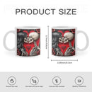 Customized Couple Cup Filled Of Love - Personalized Name Till Death Do Us Part Eternal Love Mug - A Gift For Boyfriend,Girlfriend,Husband,Wife - Joliny