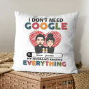 Customized Couple Pillow - Personalized Character Cartoon Images and Names for Couples Pillow - A Gift For Boyfriend,Girlfriend,Husband,Wife - Joliny
