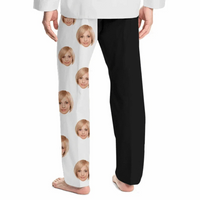 Customized Couple Themed Pajama - Fun Pajama With Personalized Name And Photo - Fun Gifts For Husband,Boyfriend - Joliny