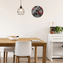 Customized Couple Themed Wall Clocks - Personalized Name Couple Embrace Wall Clock - A Gift For Girlfriend,Boyfriend,Wife,Husband - Joliny