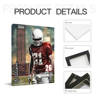 Customized Decorative Painting For Ballpark Scenes - Ornamental Paintings Personalized With Name,Team Name And Photo - A Gift For Sports Lovers,Ballplayers - Joliny