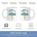 Customized Dinosaur Pattern Mug - Personalized Cartoon Dinosaur Mug with Pattern and Nickname - A Gift For Dinosaur Lovers,Family - Joliny