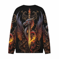 Customized Dragon Pattern Clothing - Personalized Name Oriental Dragon And Sword Full Width Printed Costume - A Gift Fmartial Arts Enthusiastor,Friend,Men - Joliny