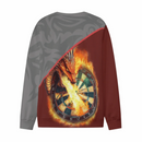 Customized Dragon Pattern T-shirt - Personalized Name Fire Breathing Dragon Clothes - A Gift For Dragon Enthusiasts,Friends,Family - Joliny