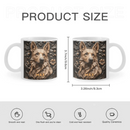 Customized Embossed Style Pattern Mugs - Personalized Dog and Name Mug - A Gift For Dog Owners,Dog Lovers - Joliny