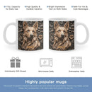 Customized Embossed Style Pattern Mugs - Personalized Dog and Name Mug - A Gift For Dog Owners,Dog Lovers - Joliny
