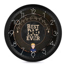 Customized Family Theme Wall Clock - Personalized Family Character and Name Wall Clock - Gift for Family,Dad,Mom - Joliny