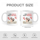 Customized Fun Couple Mug - Personalized Name and Cartoon Couple Image Quirky Fun Mug - A Gift For Girlfriend,Boyfriend,Husband,Wife - Joliny