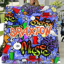 Customized Fun Skateboard Style Blanket - Personalized Name Junior Skateboard Blanket - A Gift For Boy,Children,Skateboard Enthusiast - Joliny