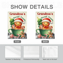 Customized Garden Decorations For Christmas - Personalized Nicknames, Names And Christmas Dessert Patterns Christmas Vibes Garden Flags - Christmas Gifts For Grandma,Family - Joliny