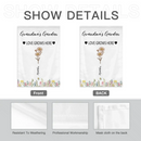 Customized Garden Themed Decorative Flags - Personalized Birthday Flower and Name Bush Pattern Flags - A Gift For Family,Friend,Flower Lovers - Joliny