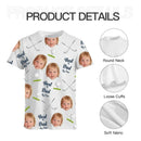 Customized Golf Themed Apparel - Personalized Nickname And Photo Golf Patterned Parent and Child Outfit - Cozy Gifts For Parents,Family,Teams - Joliny