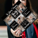Customized Graduation Caps Carrying Love and Longing - Personalized Graduation Cap with Name,Title,Year and Photos - A Gift for Graduate,Friend,BFF,Grandchildren - Joliny