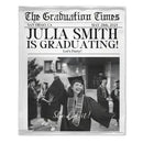 Customized Graduation Themed Blankets - Personalized Name,Photo and Date Graduation Season Blankets - A Graduation Gift For Kids,Students,Roommates - Joliny