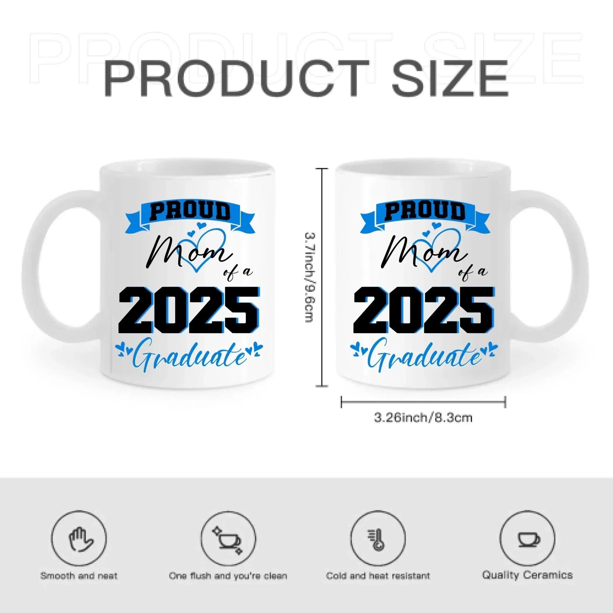 Customized Graduation Themed Mug - Personalized Name and Year Graduation Season Mug - A Gift For Family,Graduate Parents - Joliny