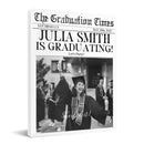 Customized Graduation Themed Wall Art - Personalized Name,Photo and Date Graduation Season Canvas Painting - A Graduation Gift For Kids,Students,Roommates - Joliny