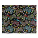 Customized Handle Pattern Blanket - Personalized Name And Gamepad Flannel Blanket - A Gift For Friend,Best Player - Joliny