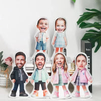 Customized image double sided printable dolls - Joliny