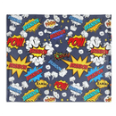 Customized Manga Style Blanket - Personalized Name Big Bang Pattern Manga Style Blanket - A Gift For Children,Friend,Colleagues - Joliny