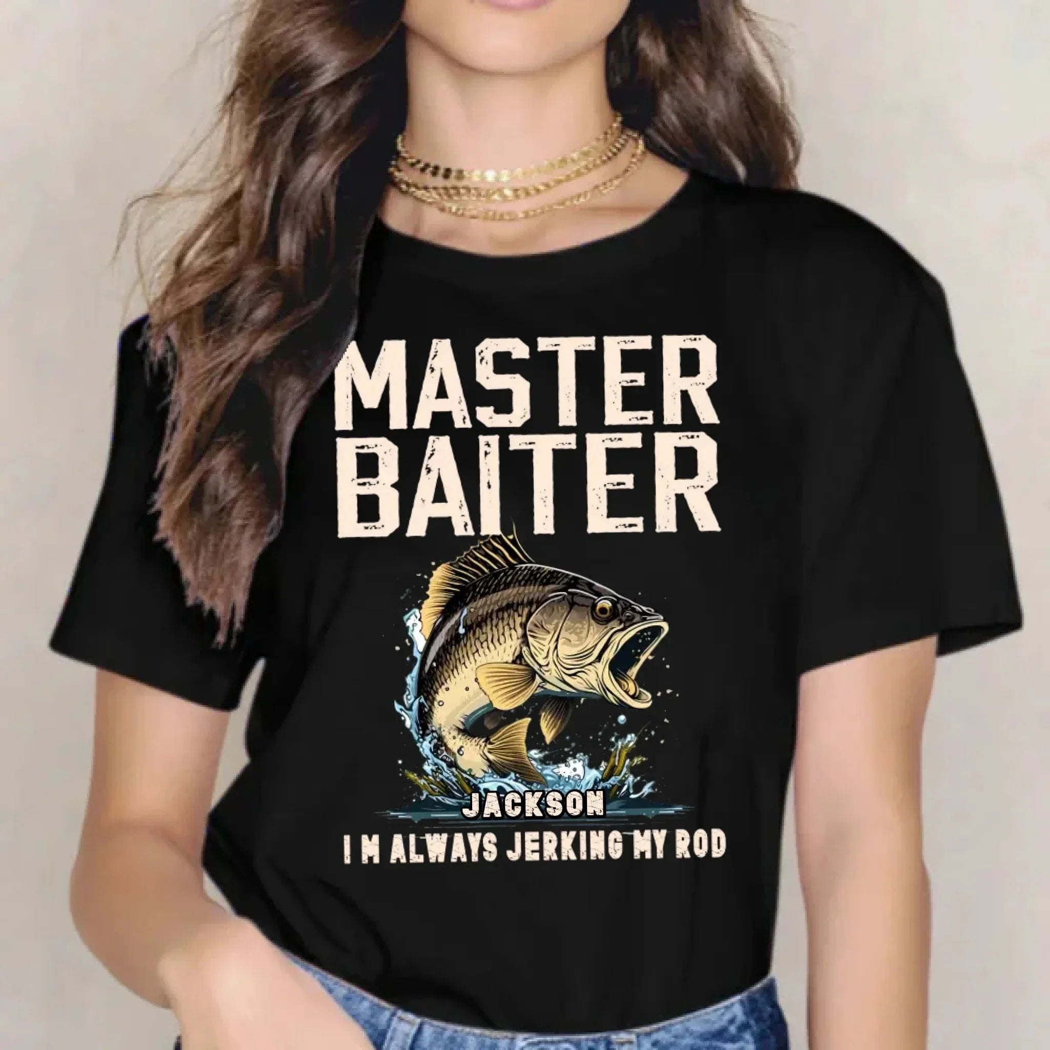 Customized Master Angler T-shirt - Personalized Name Fishing Themed Master  -  A Gift For Friend,Family,Anglers