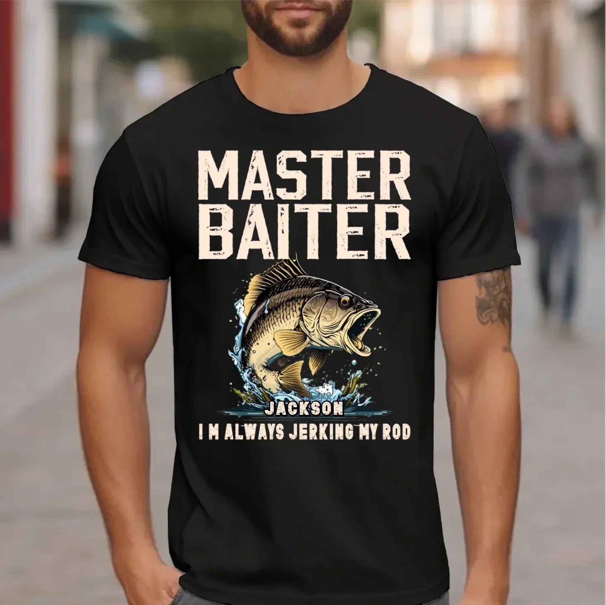 Customized Master Angler T-shirt - Personalized Name Fishing Themed Master  -  A Gift For Friend,Family,Anglers