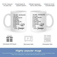 Customized Mugs to Express Love - Personalized Nickname and Name Love Letter Mug - A Gift For Girlfriend,Boyfriend,Wife,Husband - Joliny