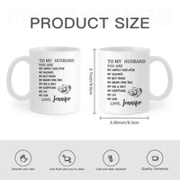 Customized Mugs to Express Love - Personalized Nickname and Name Love Letter Mug - A Gift For Girlfriend,Boyfriend,Wife,Husband - Joliny
