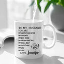 Customized Mugs to Express Love - Personalized Nickname and Name Love Letter Mug - A Gift For Girlfriend,Boyfriend,Wife,Husband - Joliny