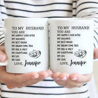 Customized Mugs to Express Love - Personalized Nickname and Name Love Letter Mug - A Gift For Girlfriend,Boyfriend,Wife,Husband - Joliny