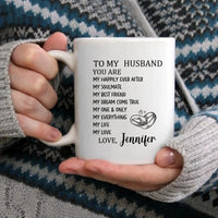 Customized Mugs to Express Love - Personalized Nickname and Name Love Letter Mug - A Gift For Girlfriend,Boyfriend,Wife,Husband - Joliny