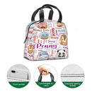 Customized Name Blanket, Small Animals Inside Basket - Joliny